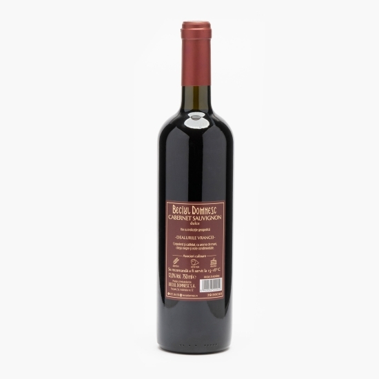 Vin roșu dulce Cabernet Sauvignon, 12%, 0.75l