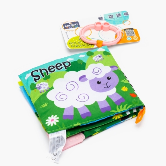 Cărticică interactivă pentru bebeluși, Ferma Animalelor, 0+ luni