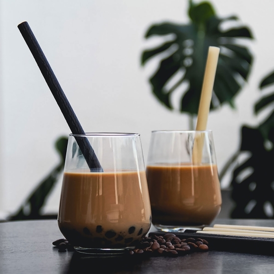 Set paie pentru băuturi, din făină de orez 20 buc