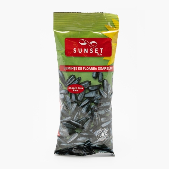 Semințe negre de floarea-soarelui coapte fără sare 100g