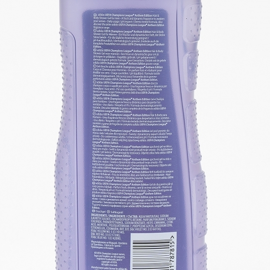 Gel de duș Adidas UEFA Anthem edition 400ml