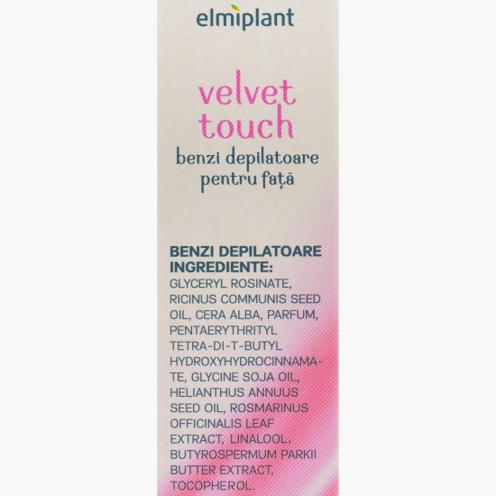 Benzi depilatoare pentru față Velvet Touch 20 buc