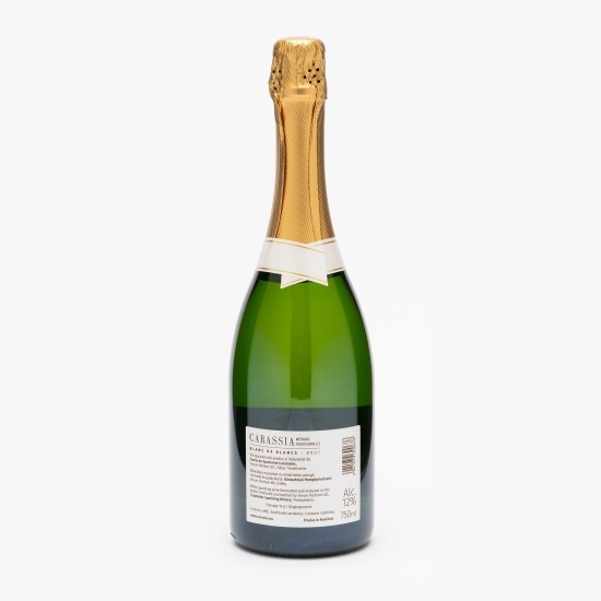 Vin spumant alb brut Carassia Blanc de Blancs, 12%, 0.75l (colecție nouă)