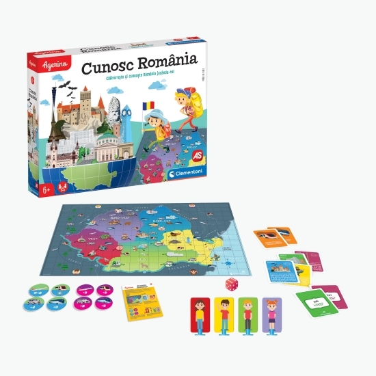 Joc educativ Cunosc România, +6 ani