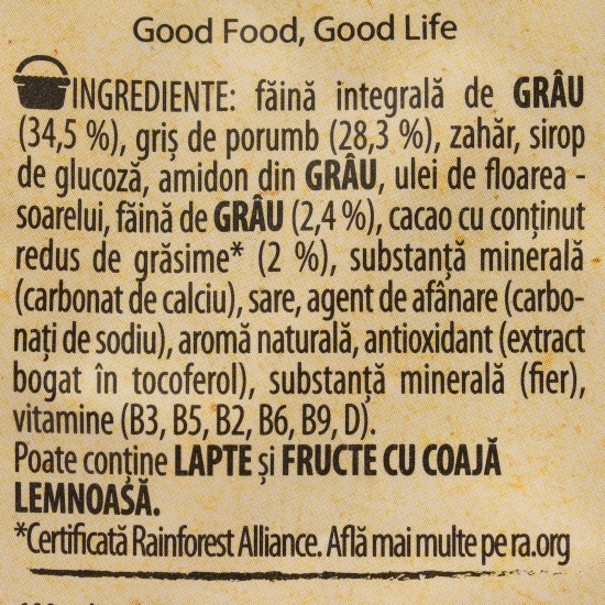 Cereale Cookie Crisp pentru mic dejun 450g
