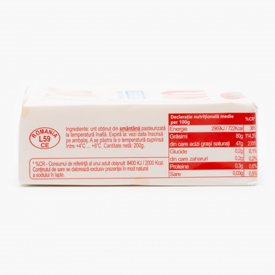 Unt 80% grăsime 200g
