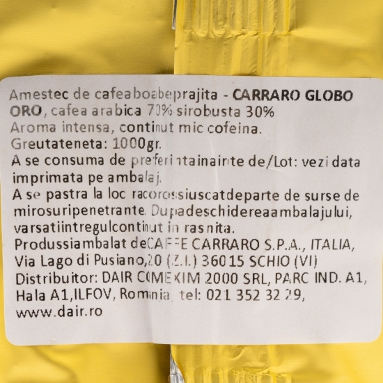 Cafea boabe Globo Oro 1000g