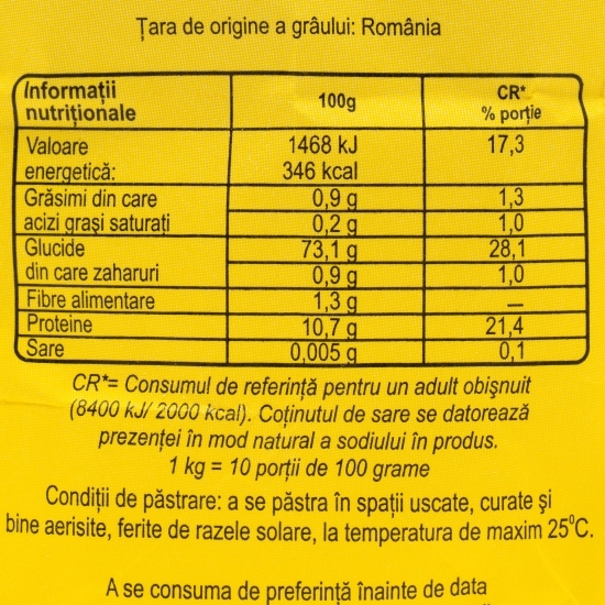 Făină de grâu albă superioară 000 1kg