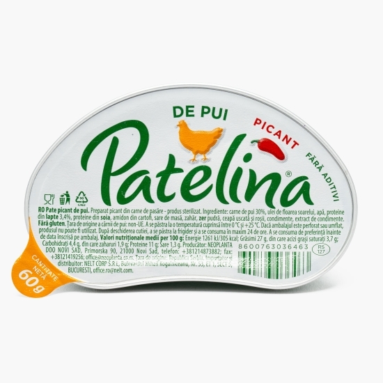 Pate de pui picant 60g