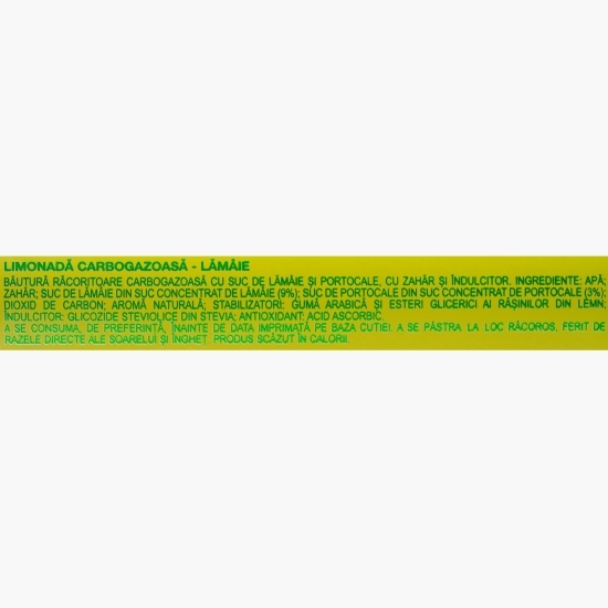 Limonadă carbogazoasă cu lămâie 330ml