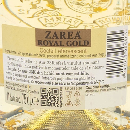 Vin spumant Gold Royal, 11%, 0.75l