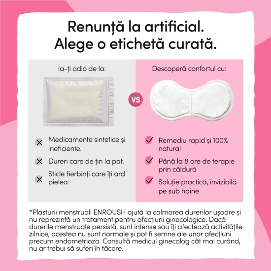 Plasturi termici menstruali 3 buc