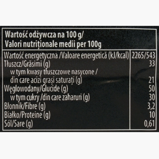Napolitană cu cremă de alune și bucăți de arahide, 29g