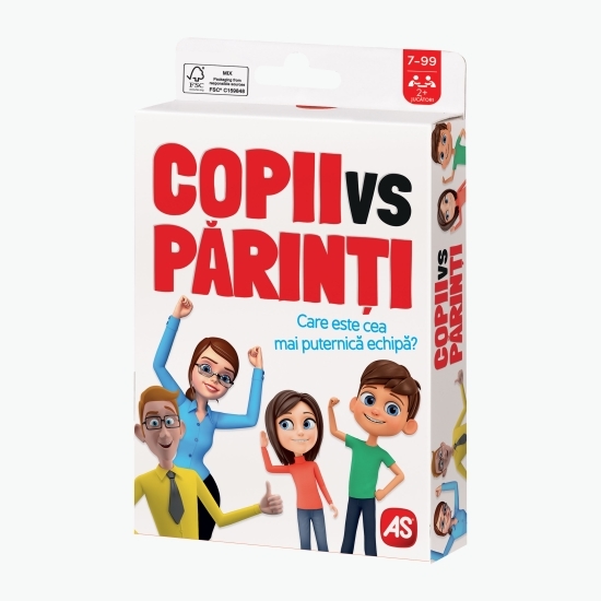 Joc de cărți "Copii vs Părinți" (Ro)