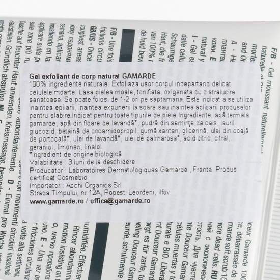 Exfoliant de corp delicat, bio 200g