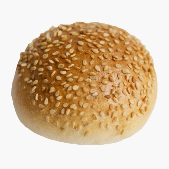 Mini chiflă Burger cu semințe de susan precoaptă , eco 8x30g 