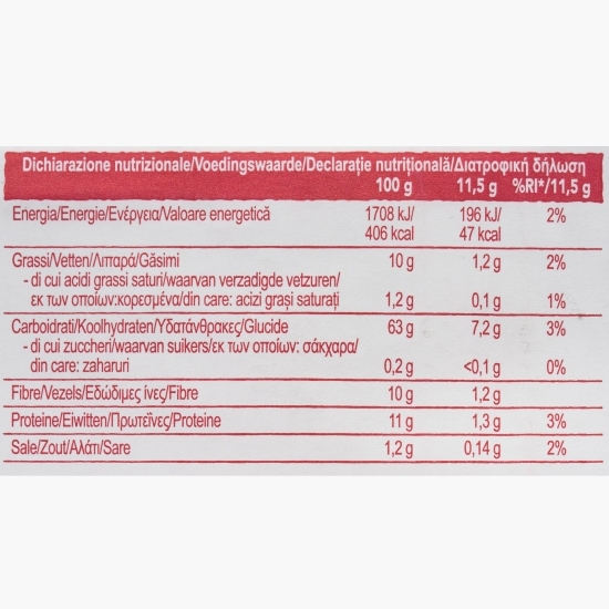 Pâine prăjită cu ovăz și sare de mare Crunchy Twist, 265g