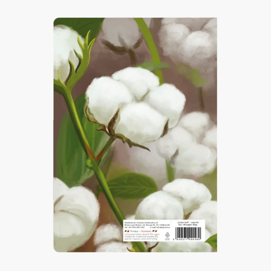 Caiet A5 Cotton Soft tip 1, 24 file, 90g