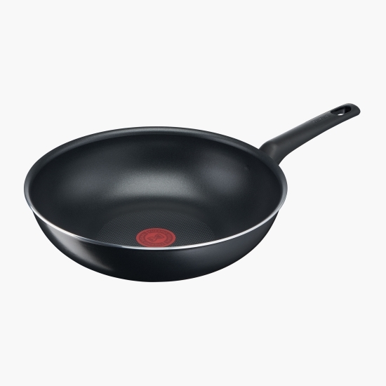 Tigaie Wok Simple Cook, 28cm, Thermo-Signal, înveliș antiaderent din titan