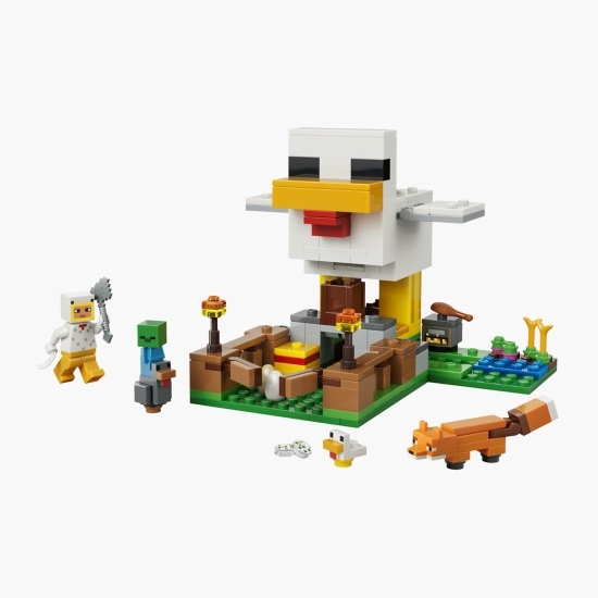 Fermă de pui, 21585 Minecraft, 233 piese, +7 ani