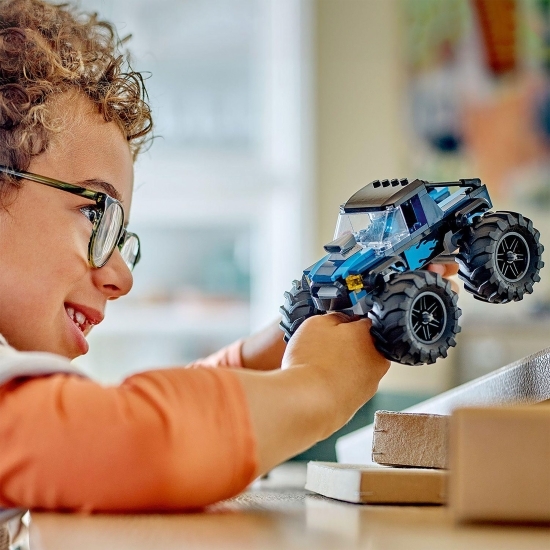 Monster truck albastru, 60402 City, 148 piese, +5 ani