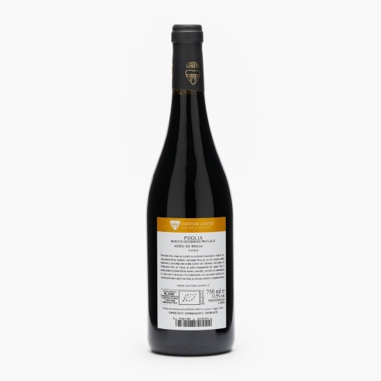 Vin roșu eco Nero di Troia, 13.5%, 0.75l