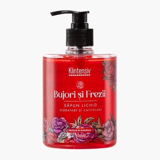 Săpun lichid Bujori și Frezii, 0.5l