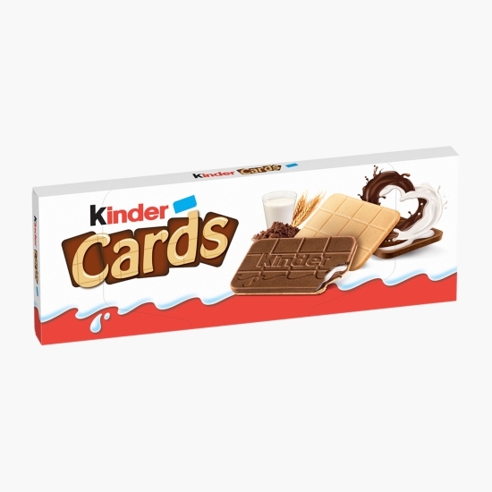 Specialitate cu umplutură de lapte și de cacao Cards 128g