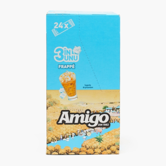 3 în 1 Frappe plicuri, 24x14g, mix de cafea instant