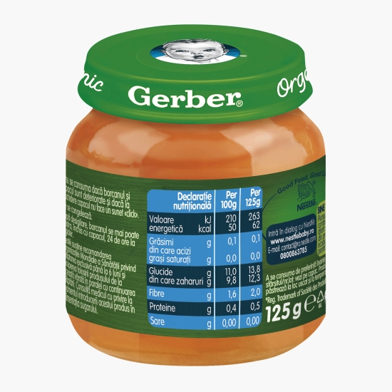 Piure eco din mere, piersică și caisă 125g