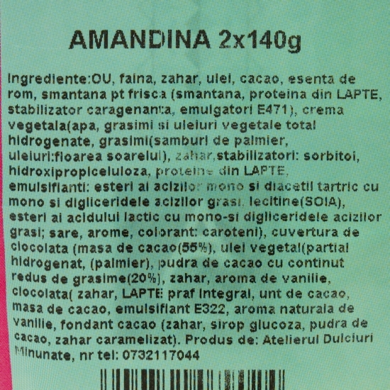 Amandină 2x140g