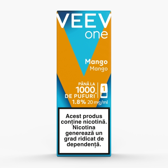 Capsulă pentru țigară electronică Mango 1.8%, 20mg/ml nicotină, 1000 puffs