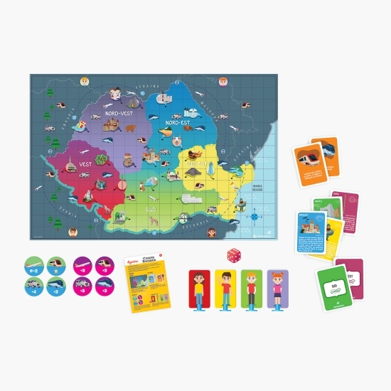 Joc educativ Cunosc România, +6 ani