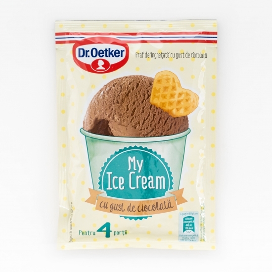 Praf de înghețată cu gust de ciocolată 69g
