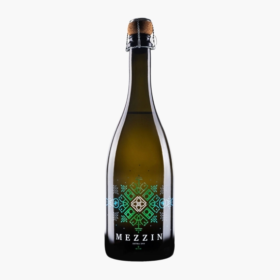 Vin spumant alb sec Mezzin, 11.5%, 750ml
