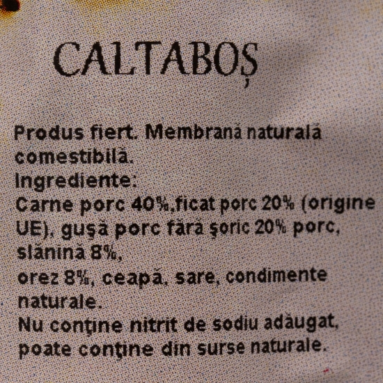 Caltaboș 400g