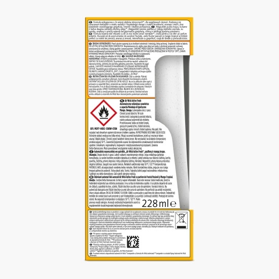 Odorizant de cameră kit spray automat fără aerosoli Fructul Pasiunii si Mango Tropical 228ml