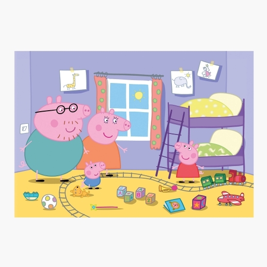 Puzzle supercolor Maxi S.C Peppa Pig 60 piese 3+ ani