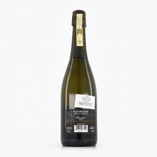 Vin spumant alb extra sec Rustico Prosecco, 11%, 0.75l