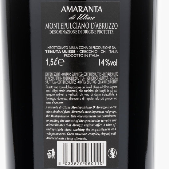 Vin roșu sec Amaranta Montepulciano D'Abruzzo, 14%, 1.5l