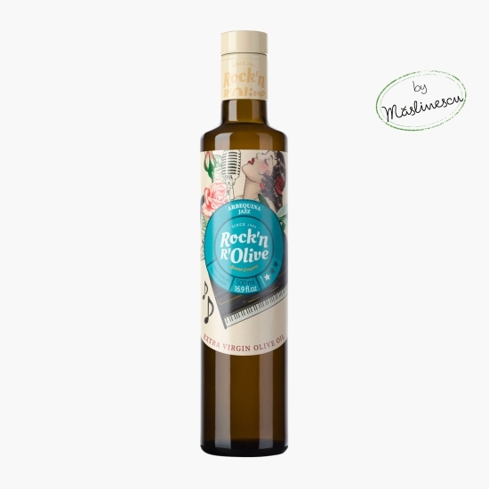 Măslinescu - Ulei de măsline extravirgin Rock'n R'Olive Arbequina, 0.5l