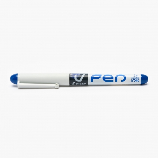Stilou V-Pen Erasable, vârf mediu, albastru