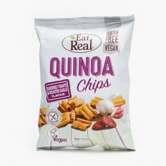 Chipsuri de quinoa cu roșii și usturoi fără gluten 30g