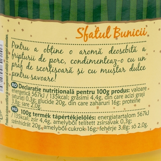 Muștar dulce 440g
