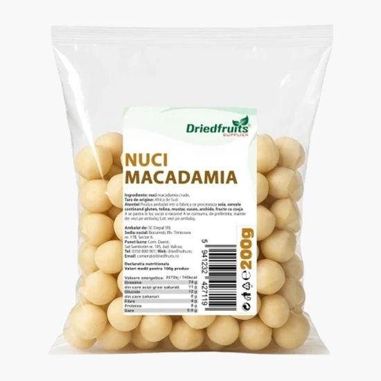 Nuci Macadamia crude 200g
