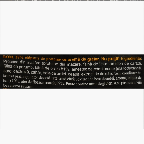 Chipsuri proteice 38% cu aromă de BBQ, 50g