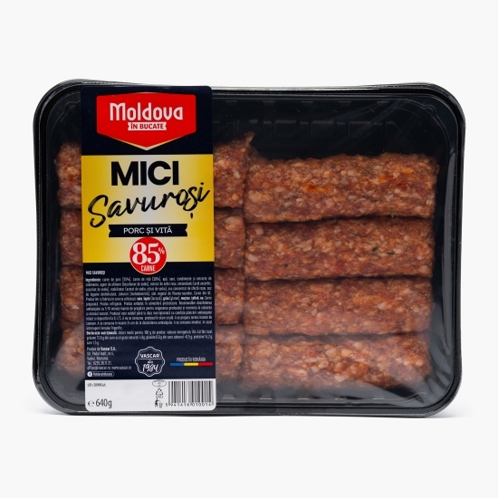 Mici savuroși porc și vită 640g