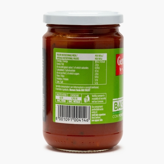 Sos de roșii eco cu busuioc 280g