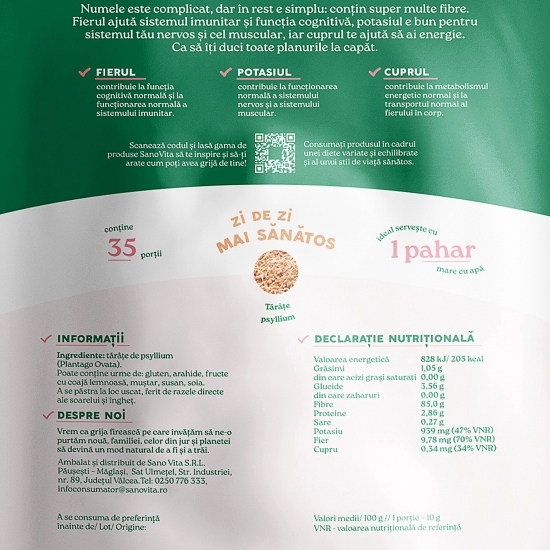 Tărâțe Psyllium 350g