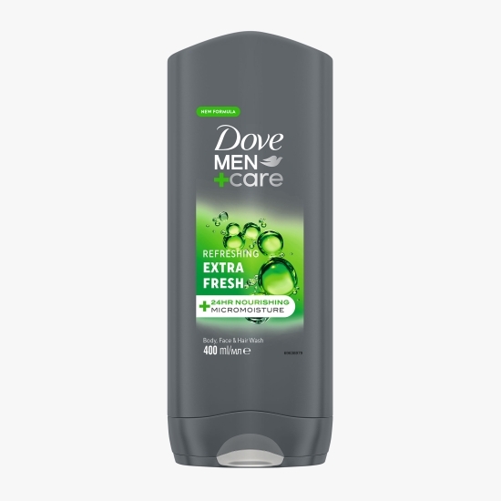 Șampon și gel de duș pentru bărbați Men+Care Extra Fresh 400ml